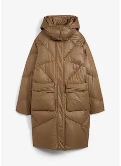 Doudoune longue rembourrage avec duvet recyclé, déperlante, bonprix