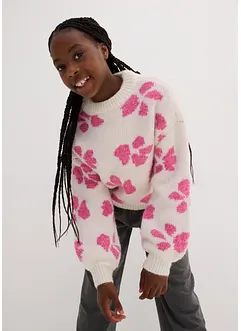 Pull en maille fille, bonprix