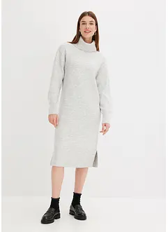 Robe en maille fendue sur le côté, bonprix