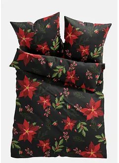 Parure de lit à motif floral d'étoiles de Noël, bonprix