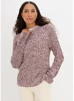 Pull en maille avec des boutons, bonprix