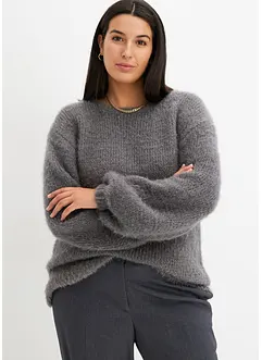 Pull oversize en fil moelleux, bonprix