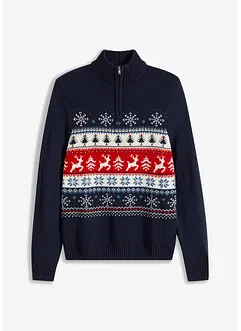 Pull norvégien à col camionneur, bonprix