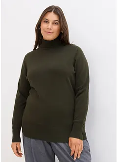 Pull à col roulé basique, bonprix