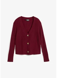 Gilet en maille côtelée, bonprix