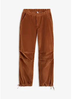 Pantalon parachute en velours côtelé, bonprix