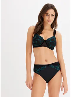 Soutien-gorge minimiseur à armatures et broderies, bonprix