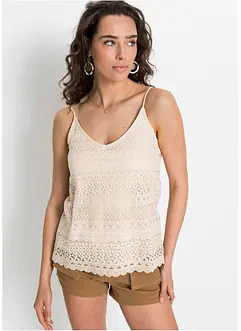 Top en dentelle, bonprix