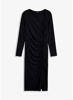 Robe en jersey à col asymétrique, bonprix