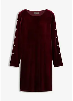 Robe courte en velours doux, bonprix