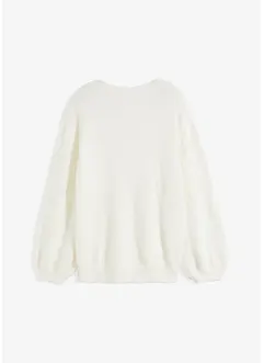 Pull oversize à décolleté profond dans le dos, bonprix
