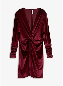 Mini-robe en velours doux, bonprix