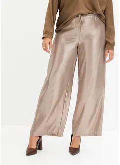 Pantalon en satin brillant, bonprix