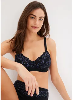 Soutien-gorge minimiseur à fil lurex multicolore, bonprix