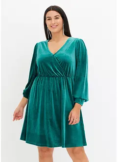 Robe en velours, bonprix