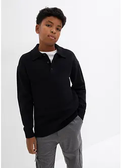 Pull garçon à col polo, bonprix