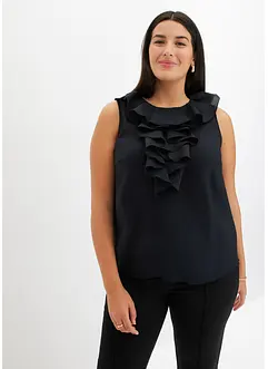 Blouse sans manches à volants, bonprix