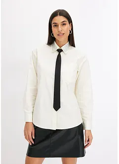 Blouse avec cravate, bonprix