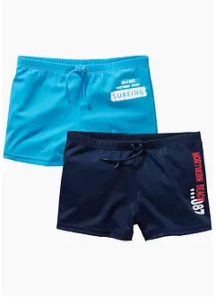 Lot de 2 shorts de bain garçon, bonprix