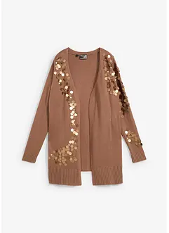 Gilet en maille avec sequins, bonprix