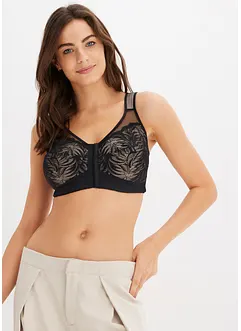 Soutien-gorge grand maintien sans armatures fermé devant, bonprix