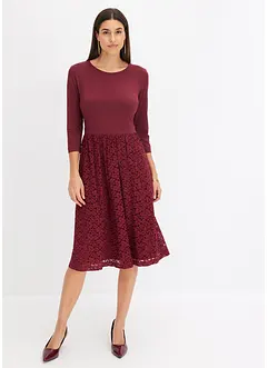 Robe midi en dentelle, bonprix