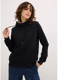 Sweat-shirt chaud à capuche avec doublure peluche, bonprix