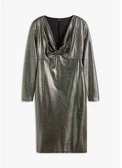 Robe en jersey brillant, bonprix