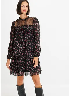 Robe en crêpe, bonprix