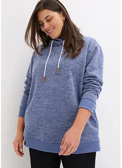 Sweat-shirt long et ultra douillet, bonprix