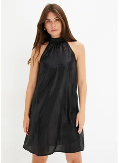 Robe courte en satin, bonprix