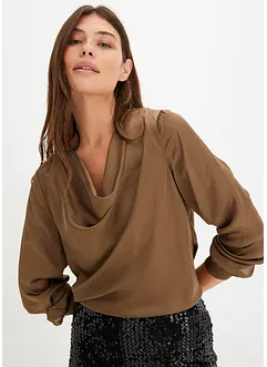 Blouse en satin fin, bonprix