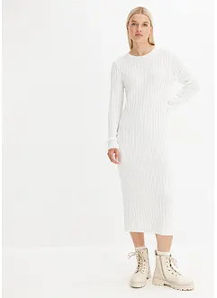 Robe en maille côtelée, bonprix