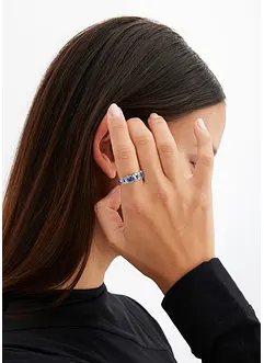 Bague sertie de cristaux de verre, bonprix