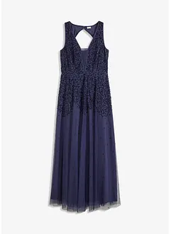 Robe longue avec une broderie en sequins, bonprix