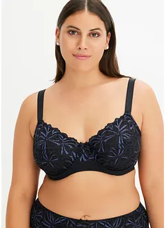 Soutien-gorge minimiseur à fil lurex multicolore, bonprix