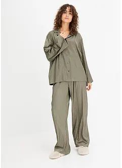 Pyjama en satin aux reflets irisés, bonprix