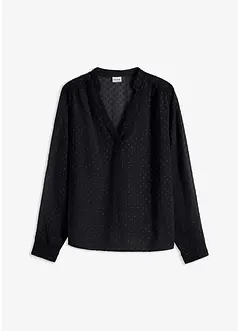 Blouse en crêpe texturé, bonprix