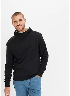 Sweat-shirt à capuche avec fermeture zippée, doublure chaude, bonprix