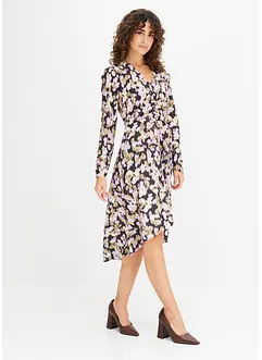 Robe midi à fronces, bonprix