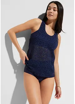 Tankini (ens. 2 pces) en dentelle, bonprix