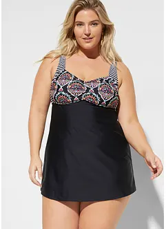 Tankini long avec shorty taille haute (ens. 2 pces), bonprix