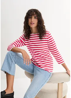 T-shirt à encolure bateau, bonprix