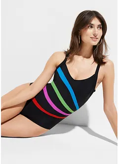Maillot 1 pièce sculptant, maintien fort, à empiècements, bonprix