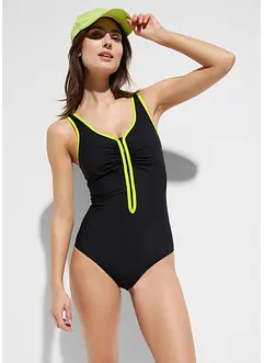 Maillot 1 pièce sculptant avec effet sculptant léger, bonprix