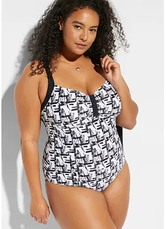 Maillot 1 pièce sculptant niveau 3, bonprix
