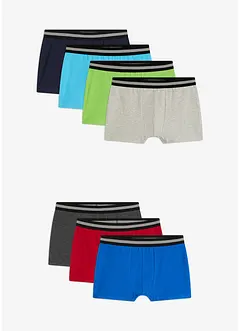 Lot de 7 boxers coton, bonprix