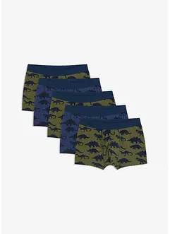 Lot de 5 boxers coton, bonprix