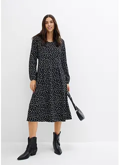 Robe midi en jersey coton, bonprix