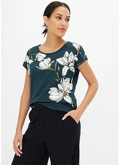 T-shirt à imprimé floral, bonprix